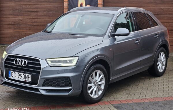 AUDI Q-3 `1.4TSI MOC-150KM S-LINE ROK-2017 FULL OPCJA!  102 TYŚ KM
